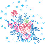 韩国矢量精美花纹