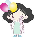 韩国小女孩矢量图_72