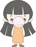 韩国小女孩矢量图_55