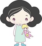 韩国小女孩矢量图_66