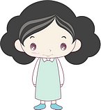 韩国小女孩矢量图_61