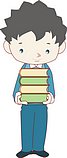 韩国小女孩矢量图_17