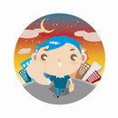 卡通漫画人物矢量图_186