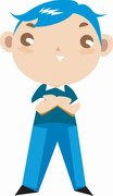 卡通漫画人物矢量图_45