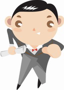 卡通漫画人物矢量图_13