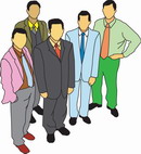 商务人物矢量图_129