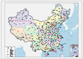 矢量四色地图