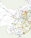 铁路网示意图